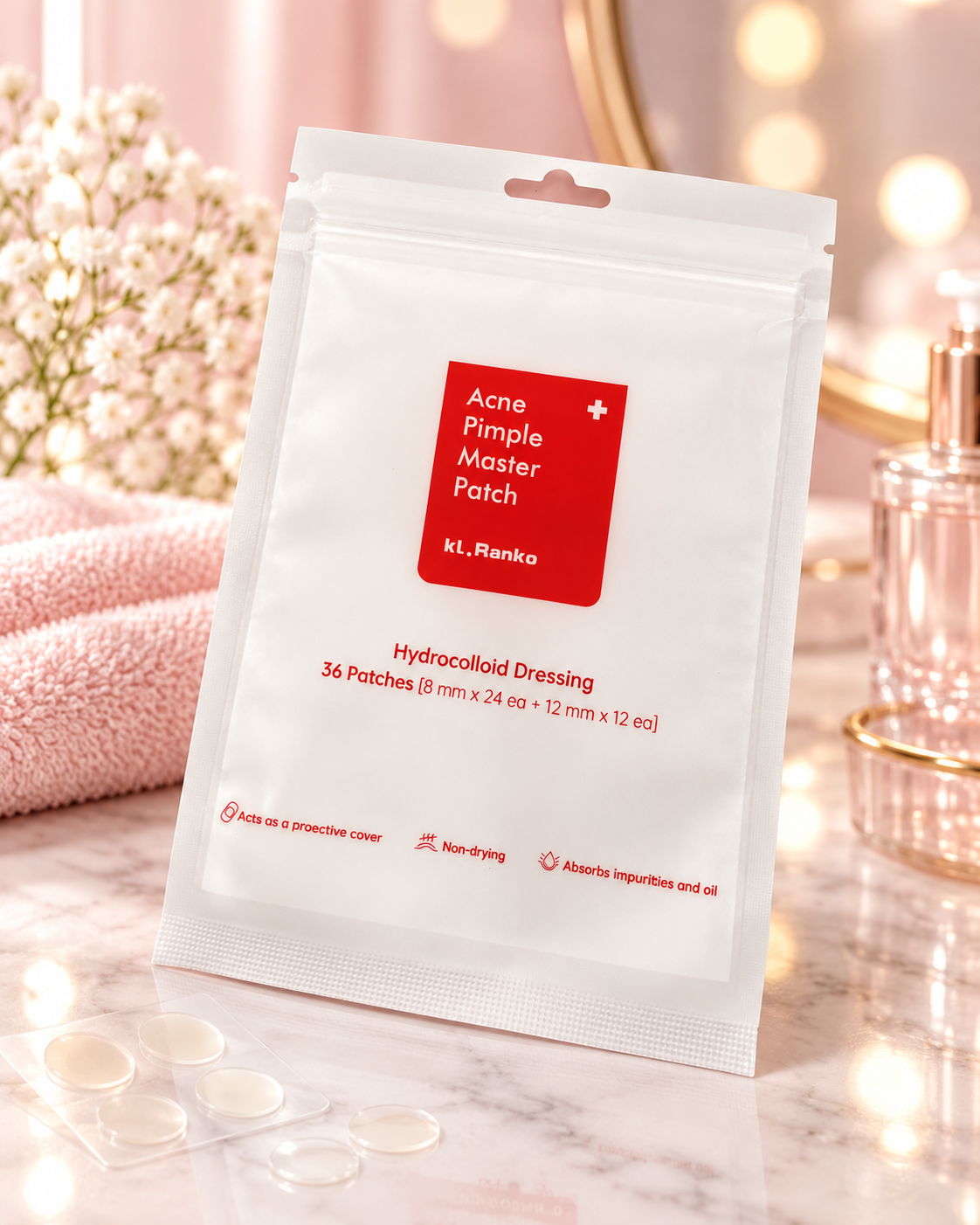 Acne Pimple Master Patches – Hydrocolloid Blemish Patches, 36 Count