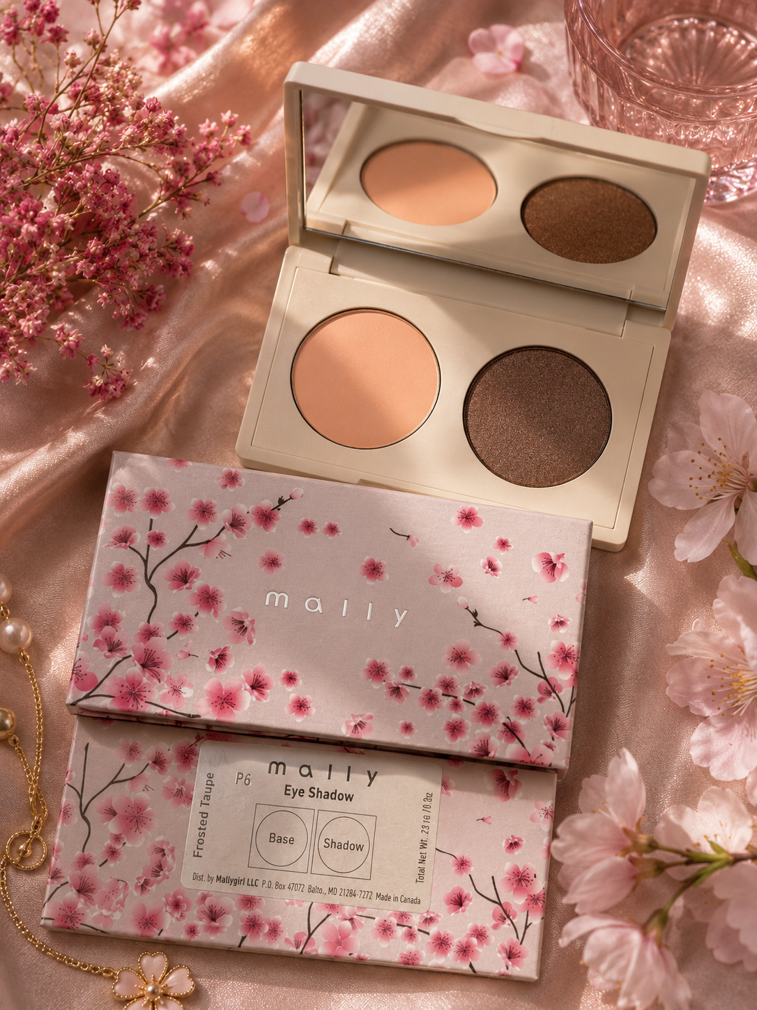 Mally Beauty Frosted Taupe Duo Eye Shadow
