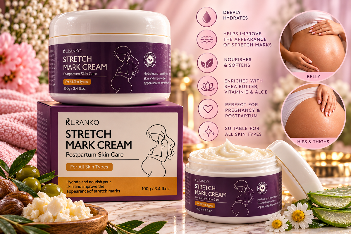 Stretch Mark Therapy Cream | Hydrating Shea Butter & Vitamin E