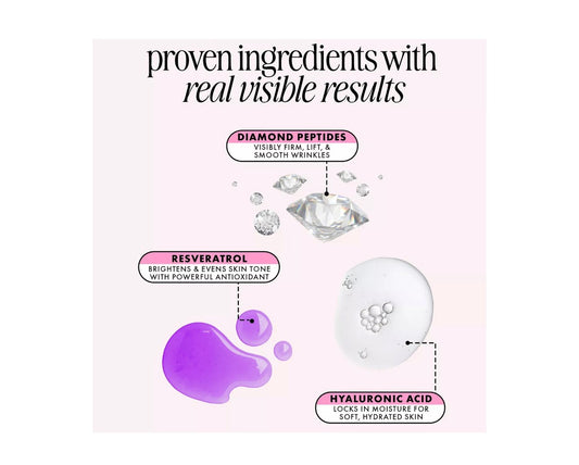 Truly Diamond Baby Firm & Illuminate Treatment Body Serum 3.1 oz | Diamond Peptides + Hyaluronic Acid