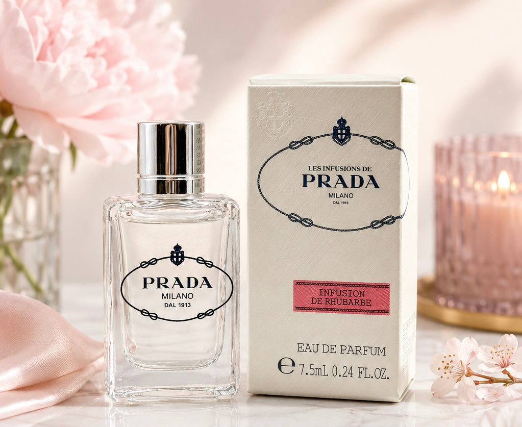 Prada Les Infusions de Prada Infusion de Rhubarbe Eau de Parfum Mini 7.5 mL / 0.24 fl oz