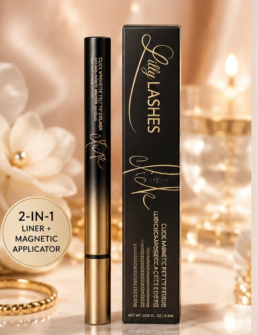 Lilly Lashes Click Magnetic Felt Tip Eyeliner