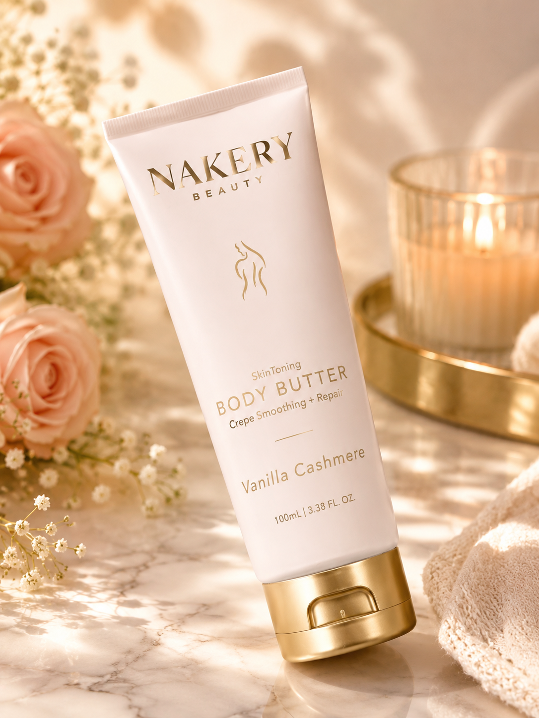 Nakery Beauty SkinToning Body Butter – Vanilla Cashmere