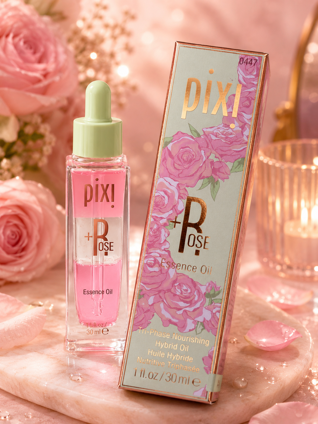 Pixi +Rose Essence Oil