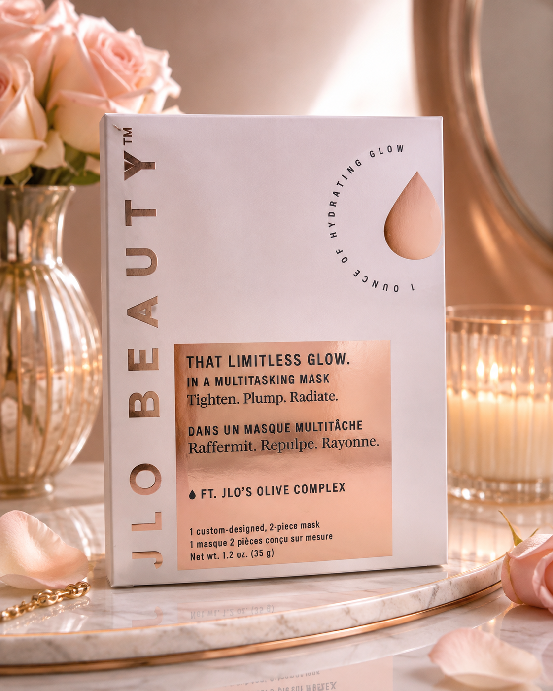 JLo Beauty That Limitless Glow Hydrating Sheet Mask – 1 Mask