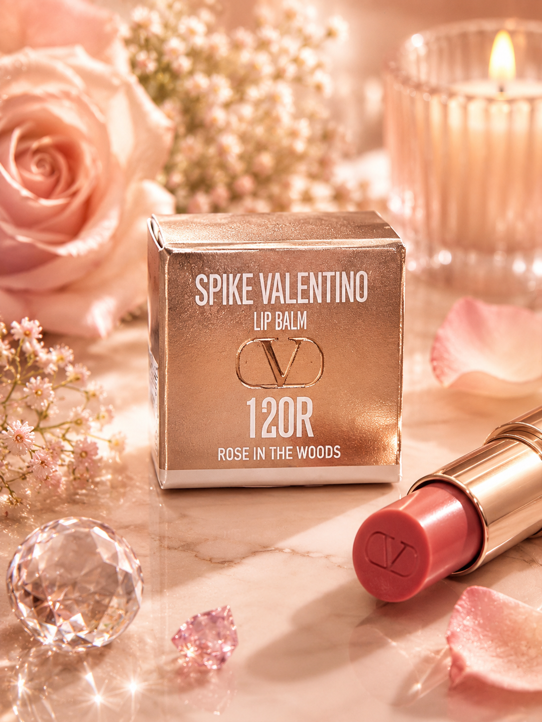 Spike Valentino Lip Balm 120R – Rose in the Woods