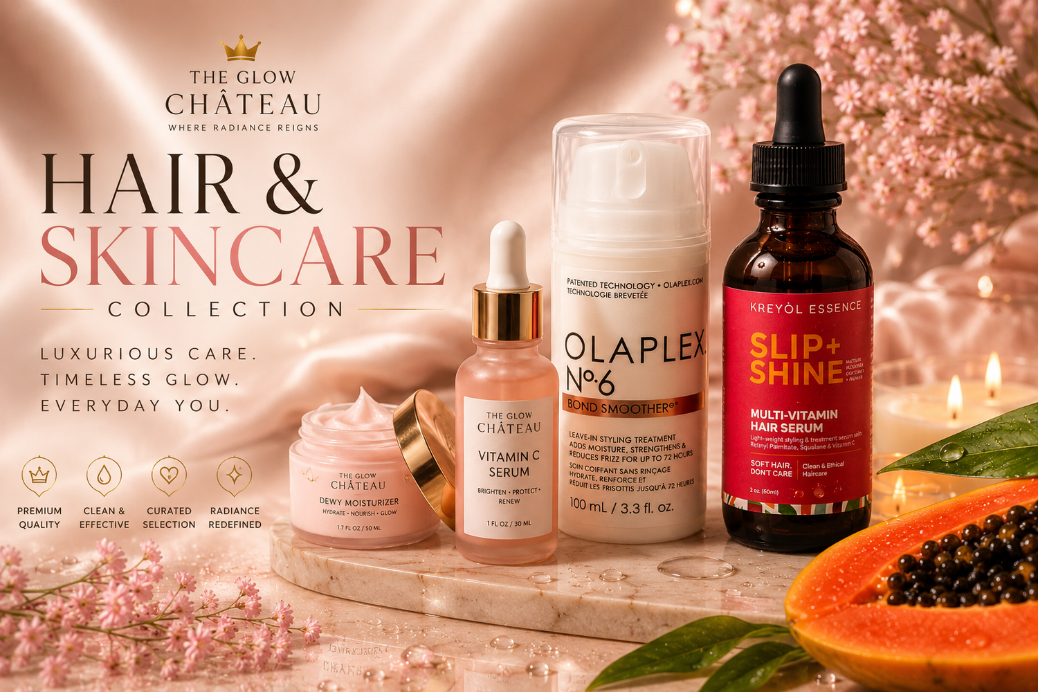 Curated Care for Skin and Hair