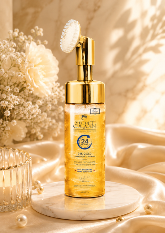 24K Gold Lava Foam Cleanser
