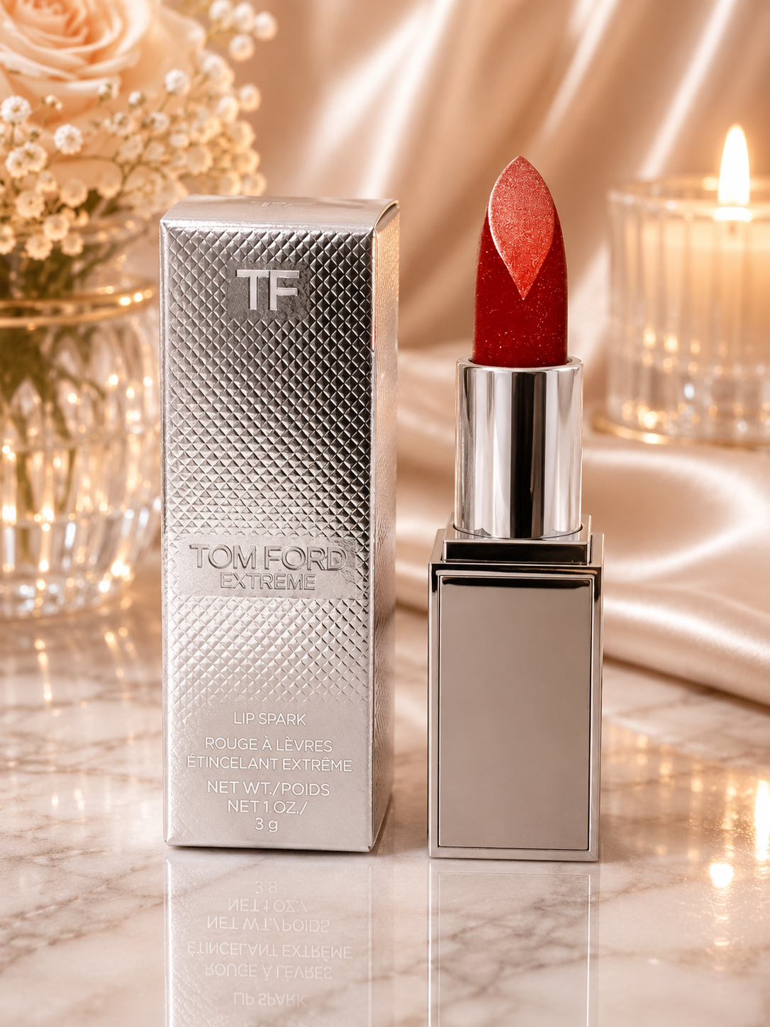 Tom Ford Extreme Lip Spark 07 Stunner Lipstick – Brand New in Box