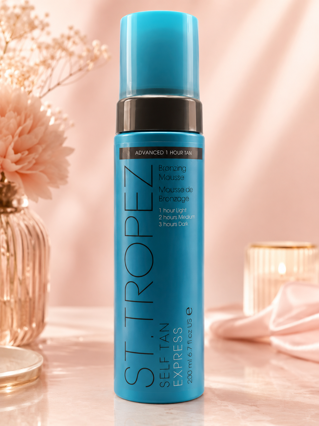 St. Tropez Self Tan Express Bronzing Mousse 200 mL | 1–3 Hour Customizable Self Tanner