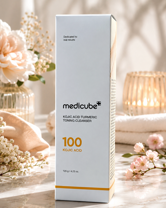 Medicube Kojic Acid Turmeric Toning Cleanser 120g | Brightening Korean Facial Cleanser