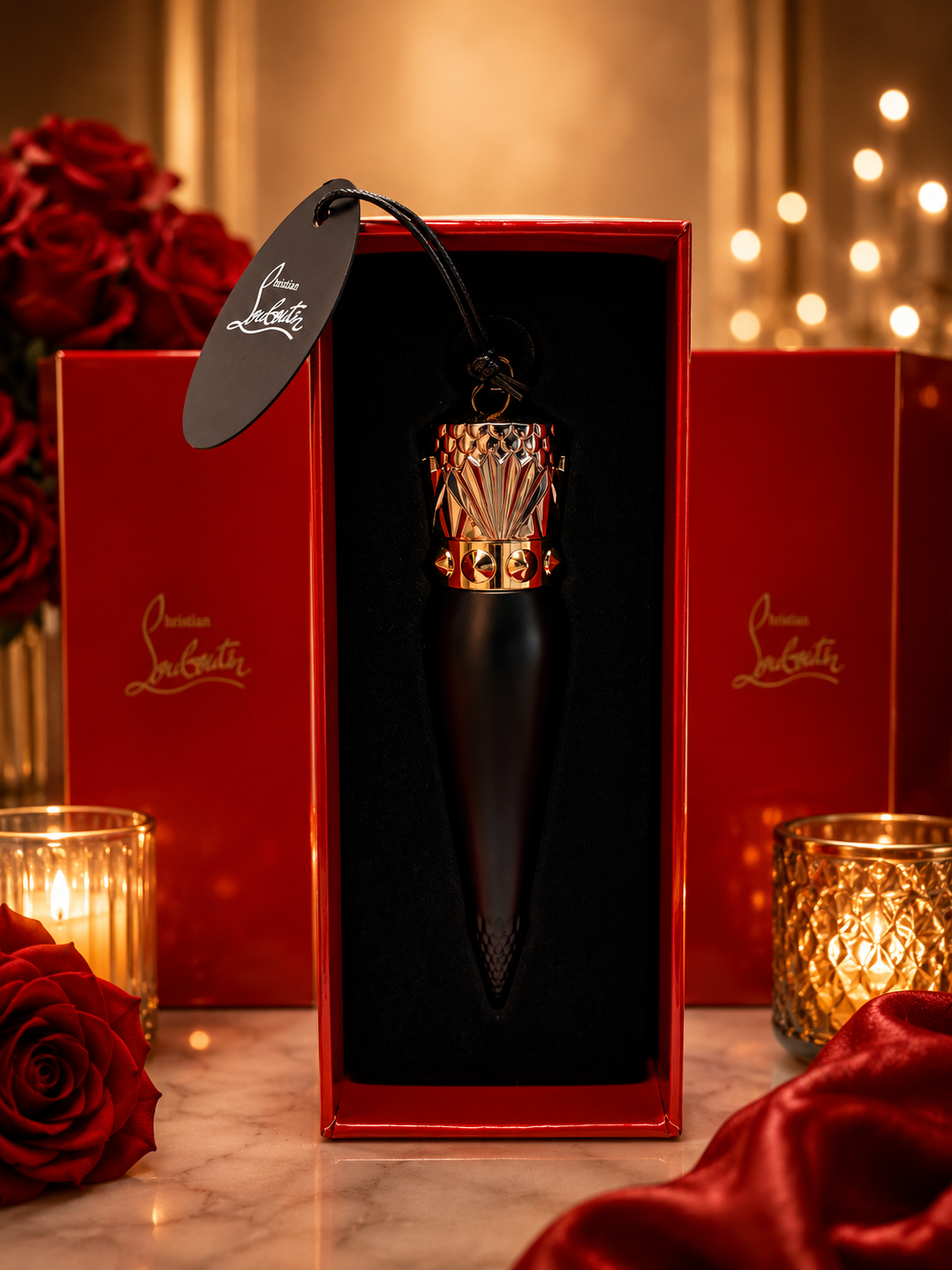 Christian Louboutin Rouge Louboutin Velvet Matte Lipstick – Red Dramadouce 005M.