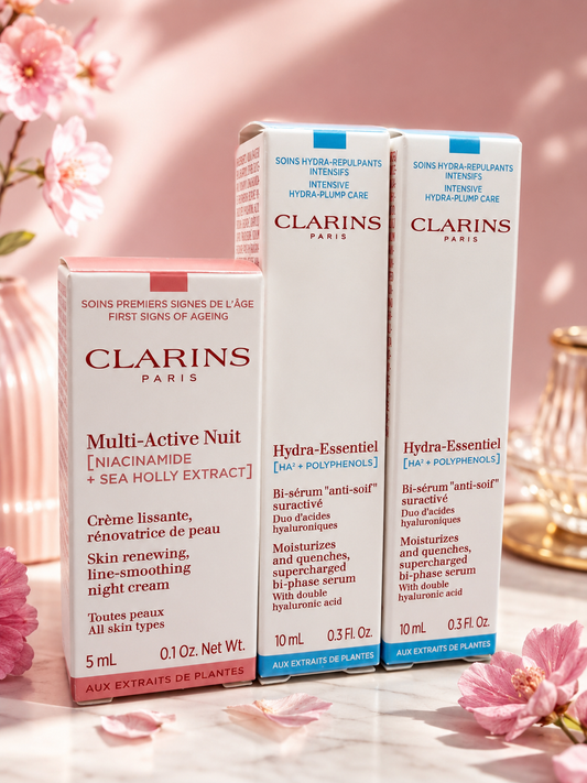 Clarins Serum & Night Cream Travel Kit