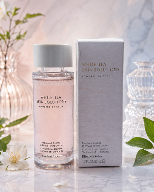 Elizabeth Arden White Tea Skin Solutions Bi-Phase Toning Lotion 50 mL | Hydrating EGCG Toner