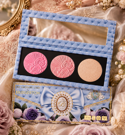 Limited Edition Pat McGrath Labs Bridgerton Divine Blush + Glow Trio