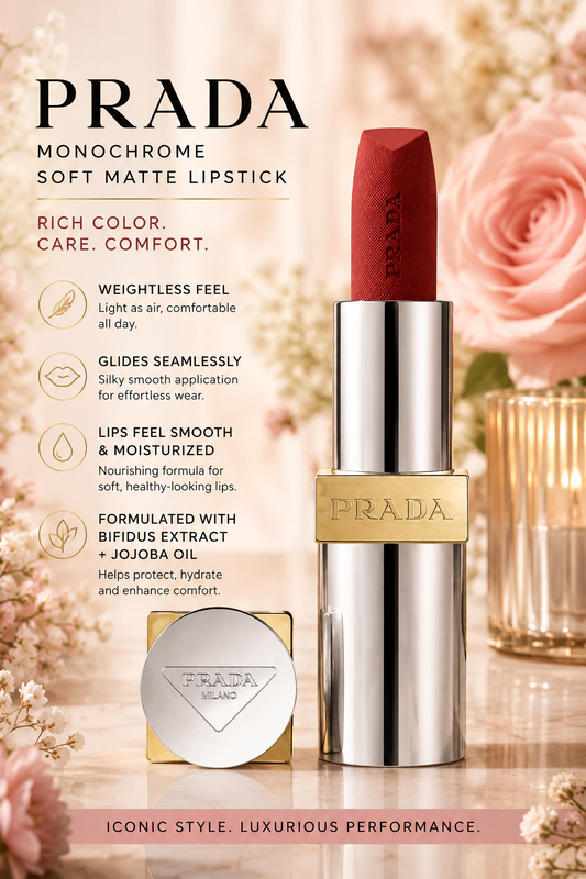 Prada Monochrome Hyper Matte Refillable Lipstick