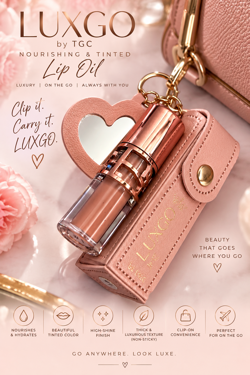 LUXGO by TGC Nourishing & Tinted Lip Oil