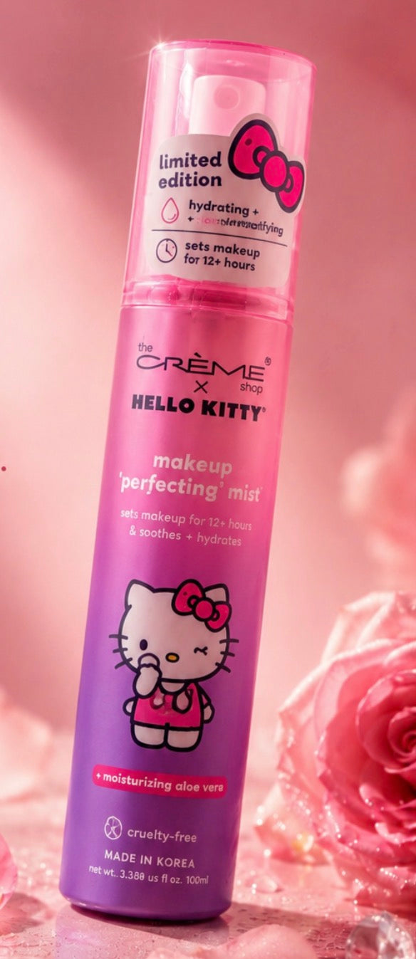 The Crème Shop x Hello Kitty Setting Spray Collection – Product Summary