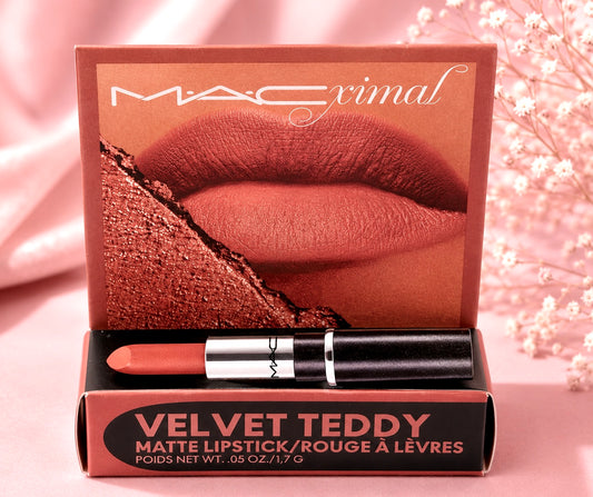 MACximal Silky Matte Lipstick Mini – Velvet Teddy