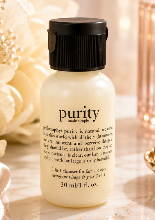 Philosophy Purity Made Simple 3-in-1 Cleanser for Face & Eyes (30 mL / 1 fl oz travel size)