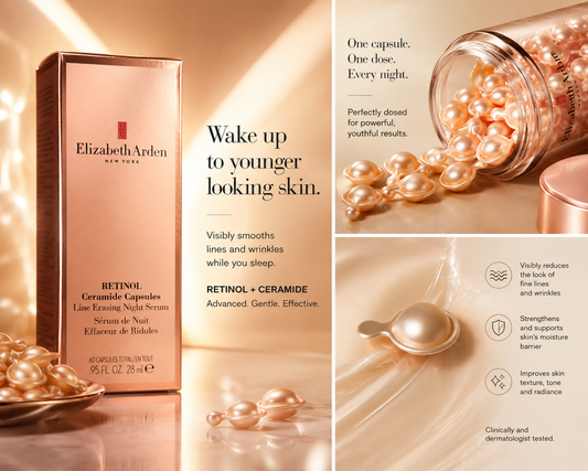 Elizabeth Arden Retinol Ceramide Capsules Line Erasing Night Serum