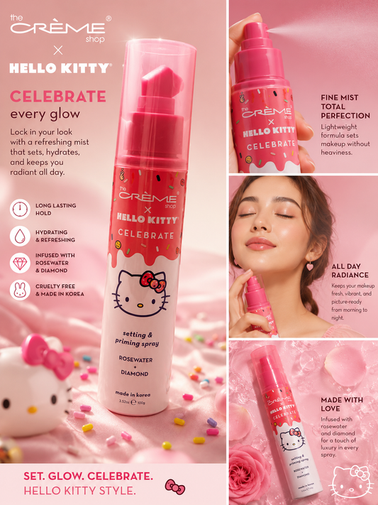 The Crème Shop x Hello Kitty Setting Spray Collection – Product Summary