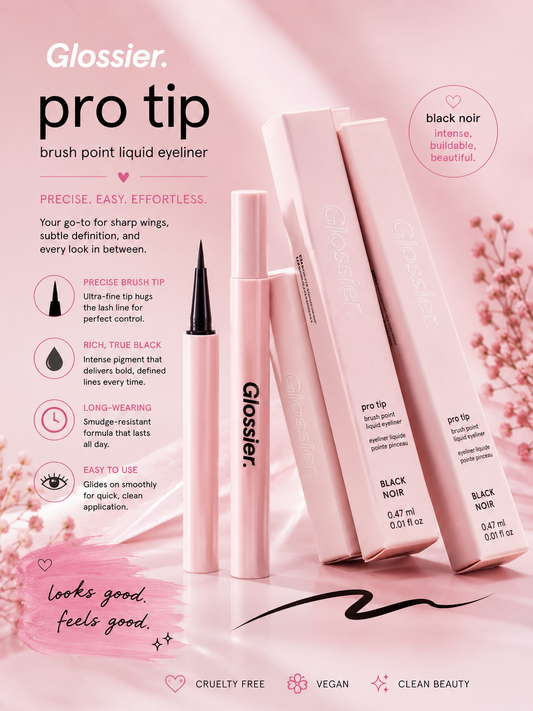 Glossier Pro Tip Brush Point Liquid Eyeliner