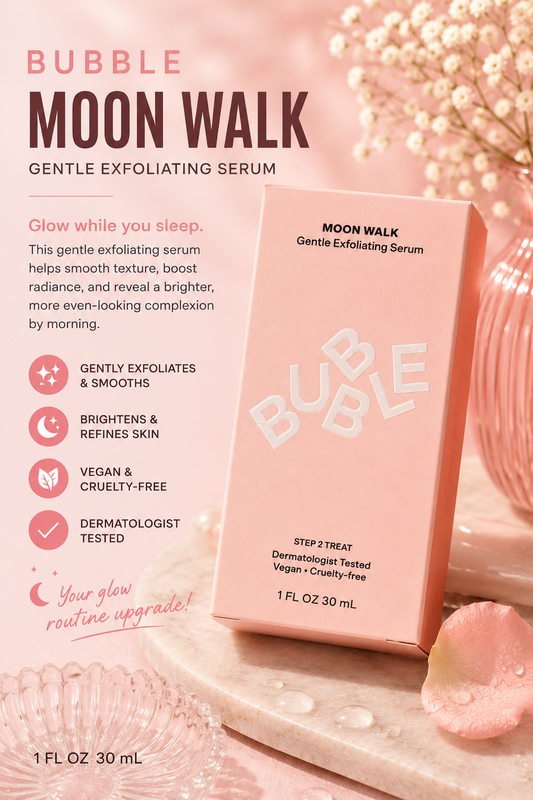 BUBBLE Moon Walk Gentle Exfoliating Serum (30 mL / 1 fl oz)