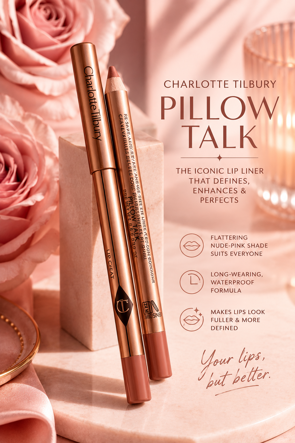 Charlotte Tilbury Lip Cheat Lip Liner – Pillow Talk