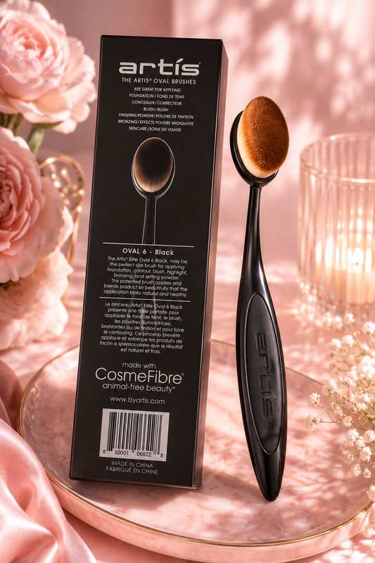 Artis Elite Collection Oval 6 Brush – Black Finish