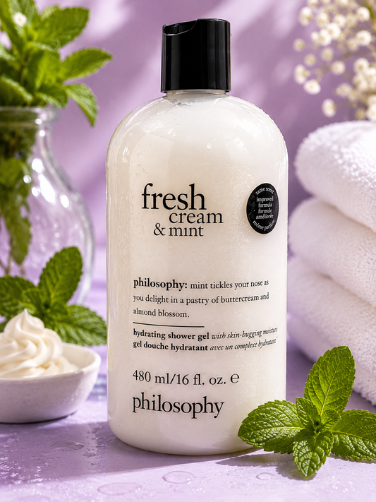 Philosophy Hydrating Shower Gel Collection
Iced Mint Lemonade & Fresh Cream & Mint 16 fl oz / 480 ml