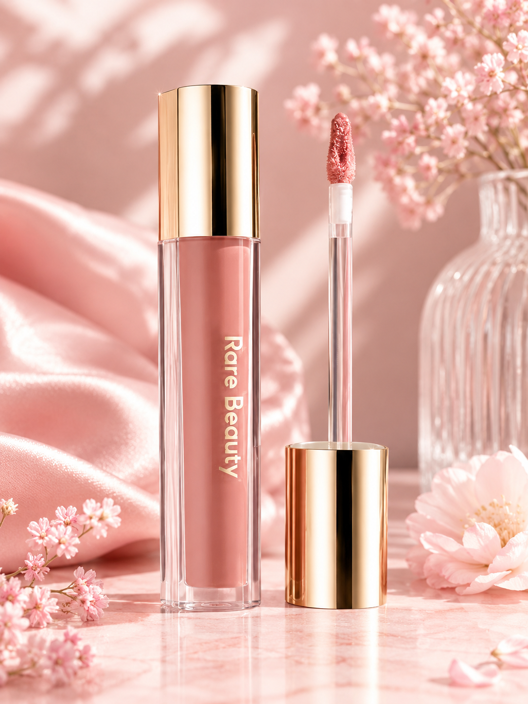 Rare Beauty Stay Vulnerable Glossy Lip Balm – Nearly Petal