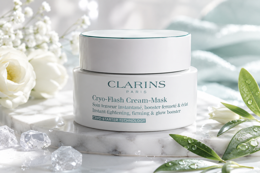 Clarins Cryo-Flash Cream-Mask
Instant Tightening, Firming & Glow Booster