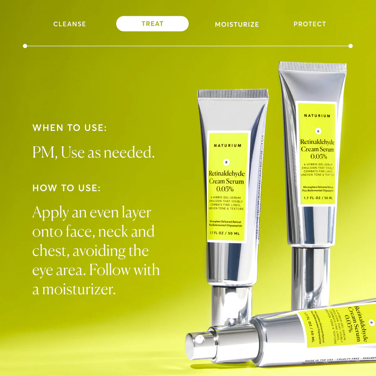 Naturium Retinaldehyde Cream Serum .05 & .15%