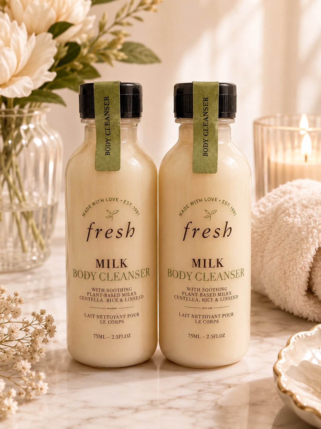Fresh Milk Body Cleanser (Travel Size, 2.5 fl oz / 75 mL)