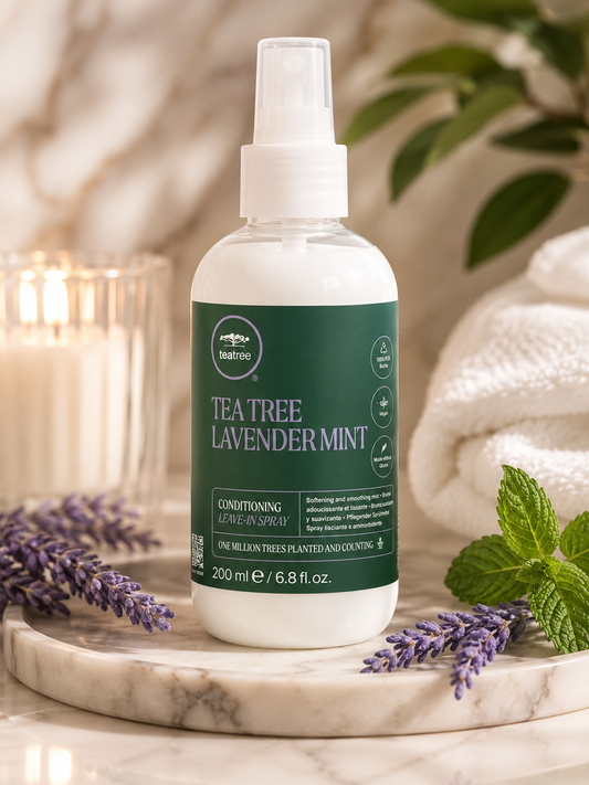 Tea Tree Lavender Mint Conditioning Leave-In Spray | Softening & Smoothing Hair Mist | 6.8 fl oz (200 mL)