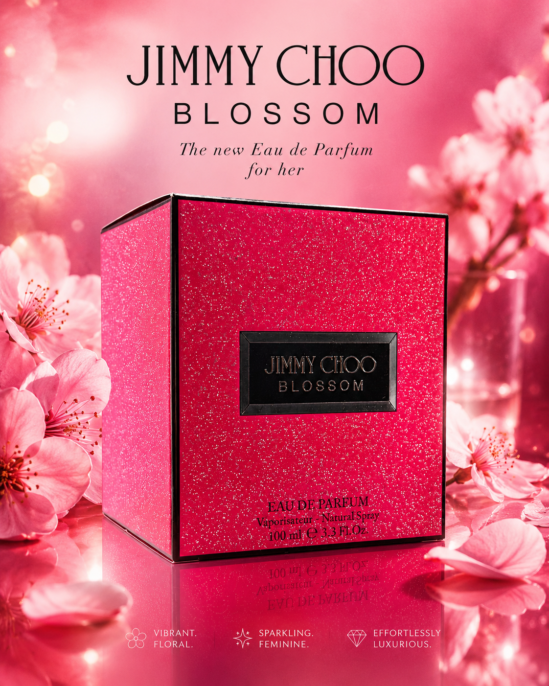 Jimmy Choo Blossom Eau de Parfum for Women 3.3 oz