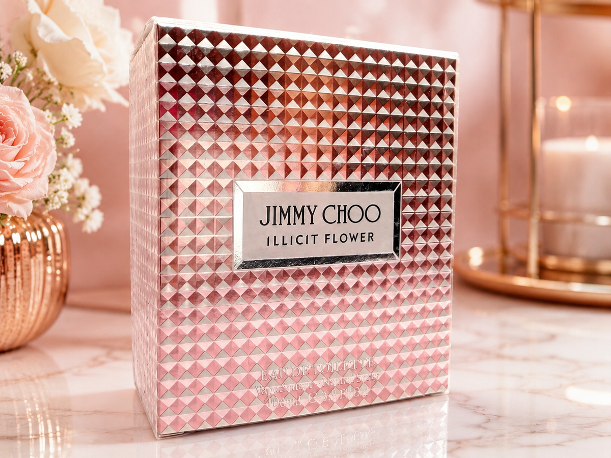 Jimmy Choo Illicit Flower Eau de Toilette for Women 3.3 oz / 100 mL – Floral Designer Fragrance