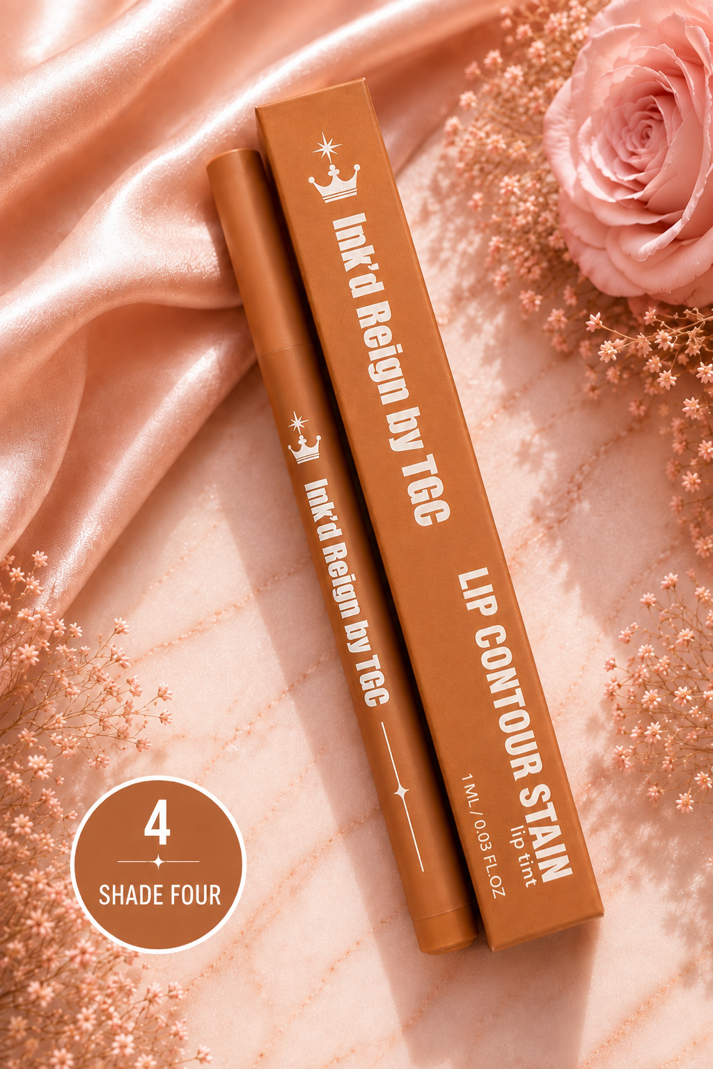 Ink’d Reign by TGC Lip Contour Stain – Long-Lasting Precision Lip Tint