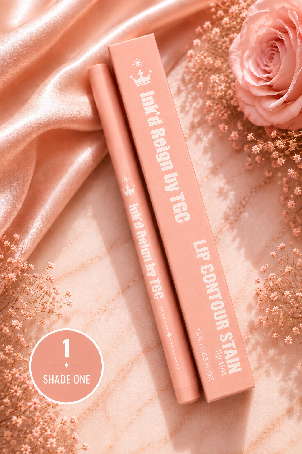 Ink’d Reign by TGC Lip Contour Stain – Long-Lasting Precision Lip Tint