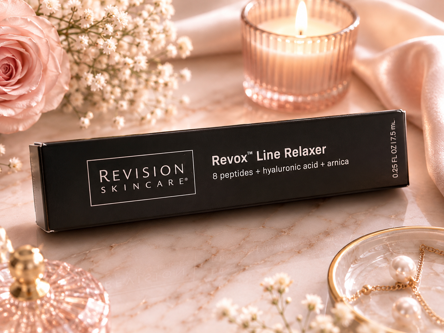 Revision Skincare Revox™ Line Relaxer 0.25 oz – Peptide + Hyaluronic Acid Expression Line Serum