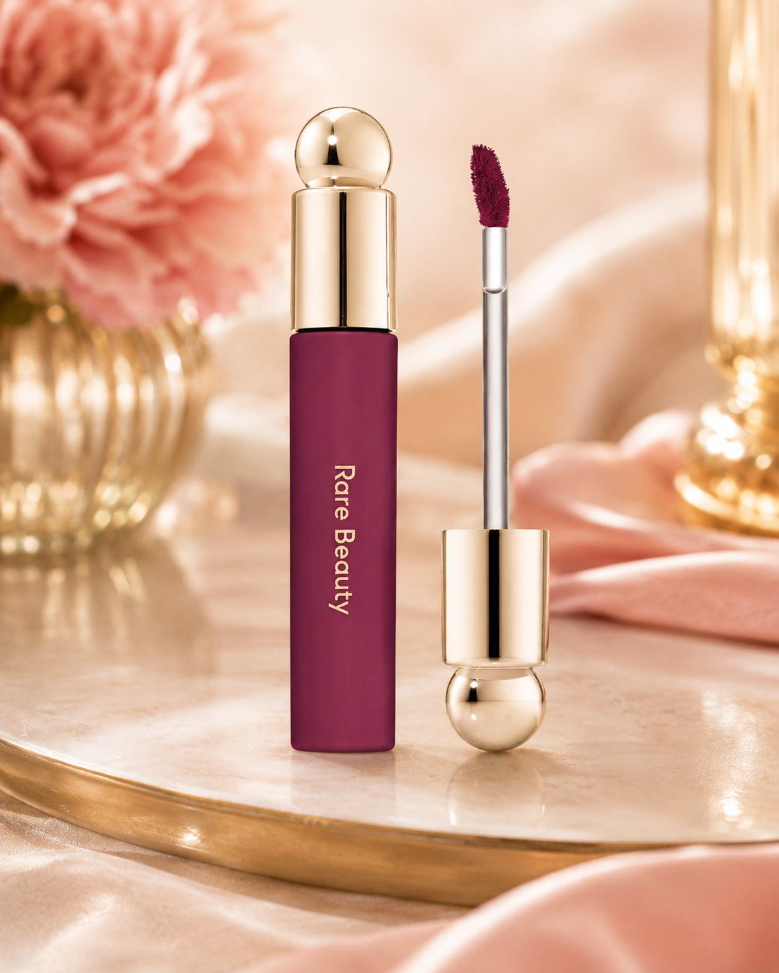 Rare Beauty Soft Pinch Tinted Lip Oil in Affection 0.10 oz | Muted Berry