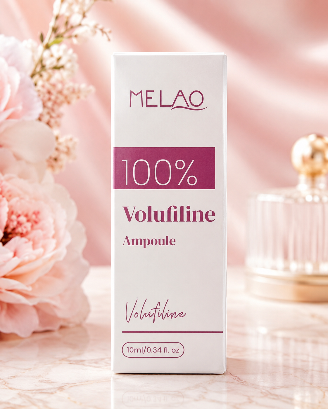 MELAO 100% Volufiline Ampoule 10mL | Plumping & Firming Facial Serum for Fuller-Looking Skin