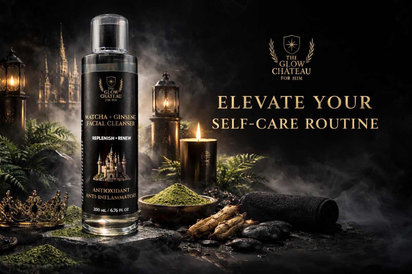 Matcha + Ginseng Facial Cleanser