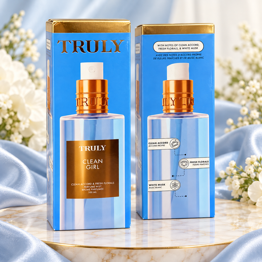 TRULY Clean Girl Perfume Mist Fresh Florals & White Musk 100 mL