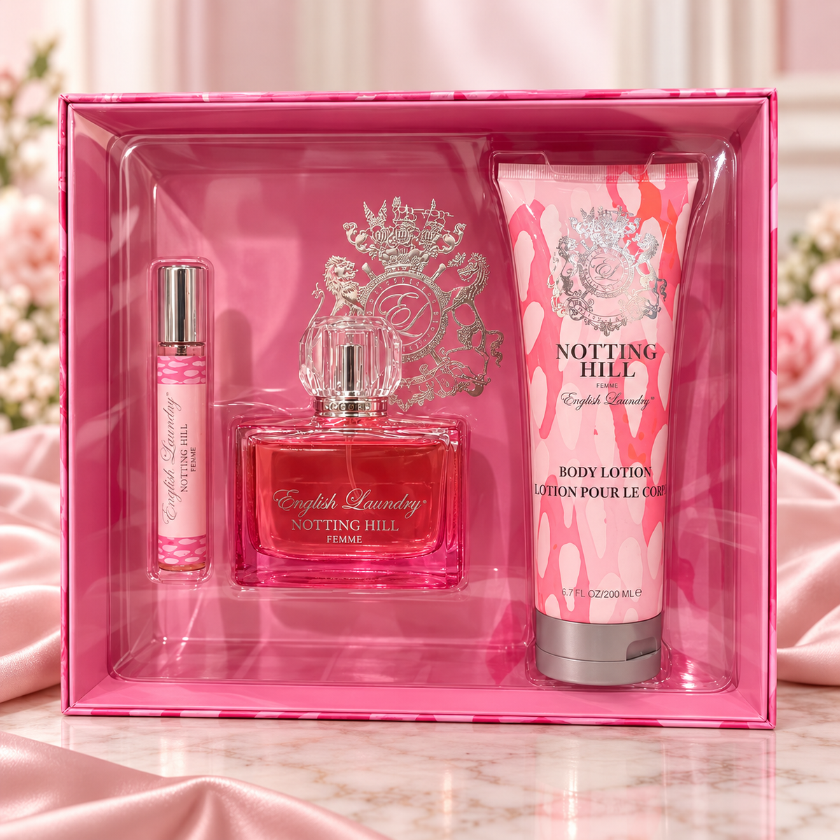 English Laundry Notting Hill Femme 3-Piece Perfume Gift Set for Women