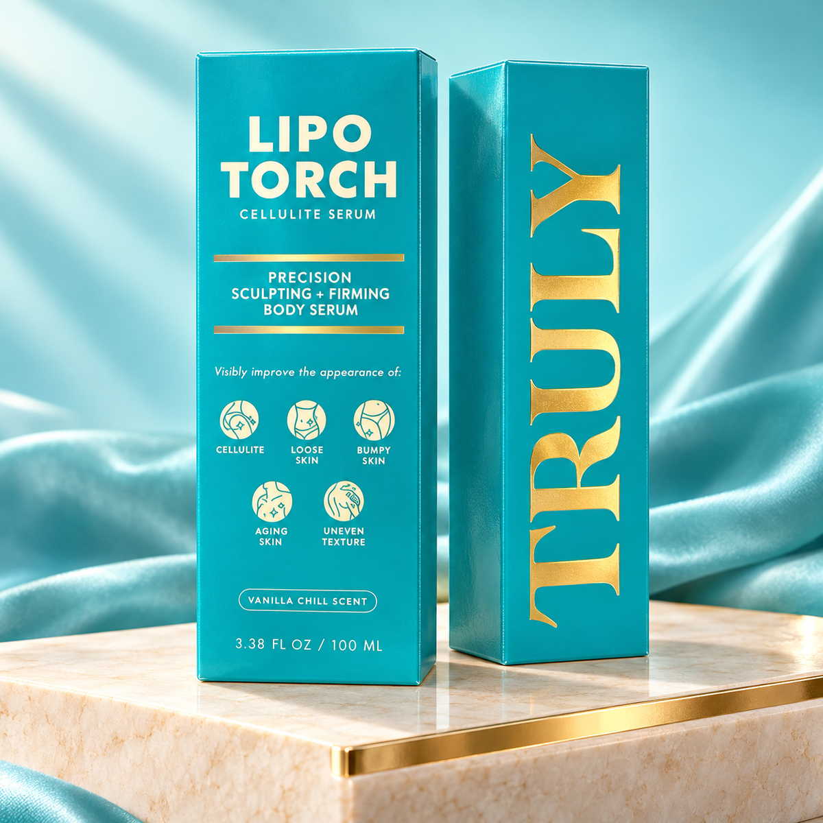 TRULY Lipo Torch Cellulite Firming Body Serum Vanilla Chill 3.38 oz
